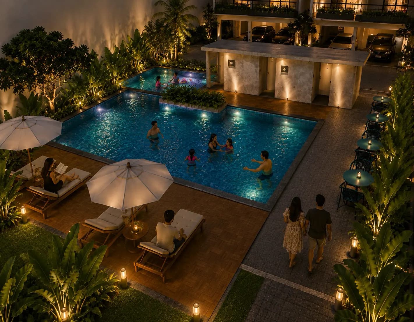 Dasara Utsav clubhouse pool